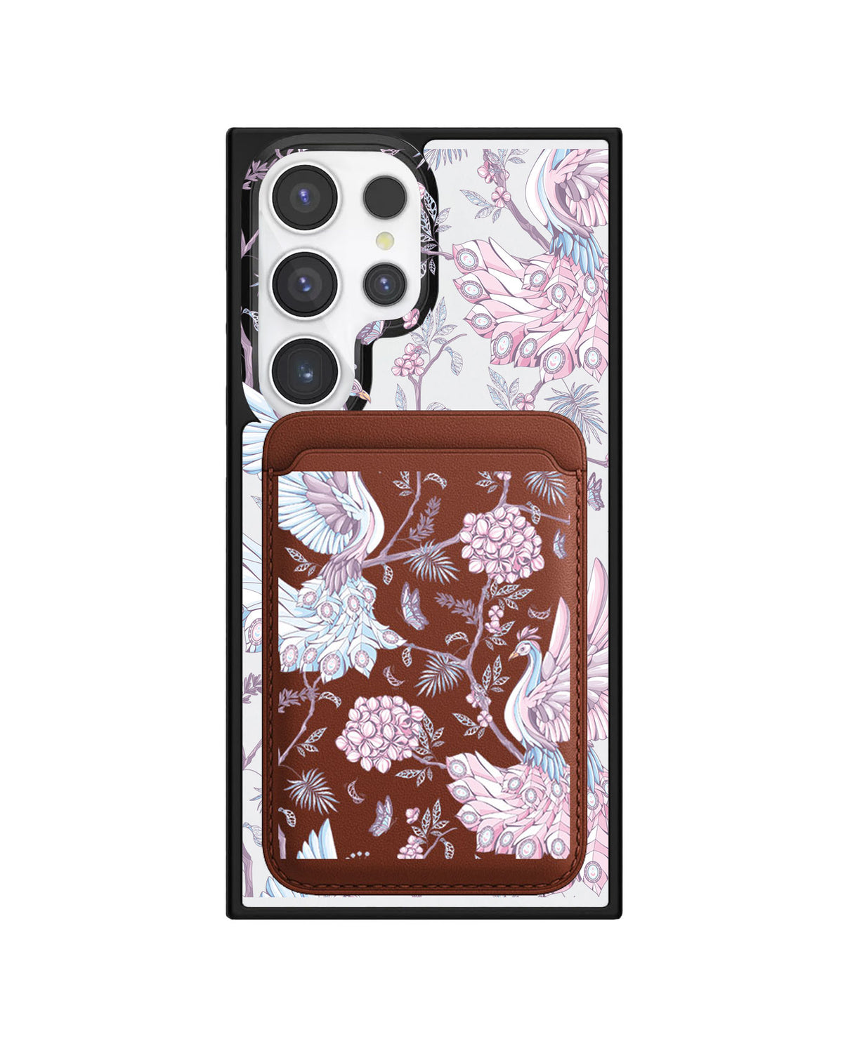 Android Magnetic Wallet Case - Peacock 2.0