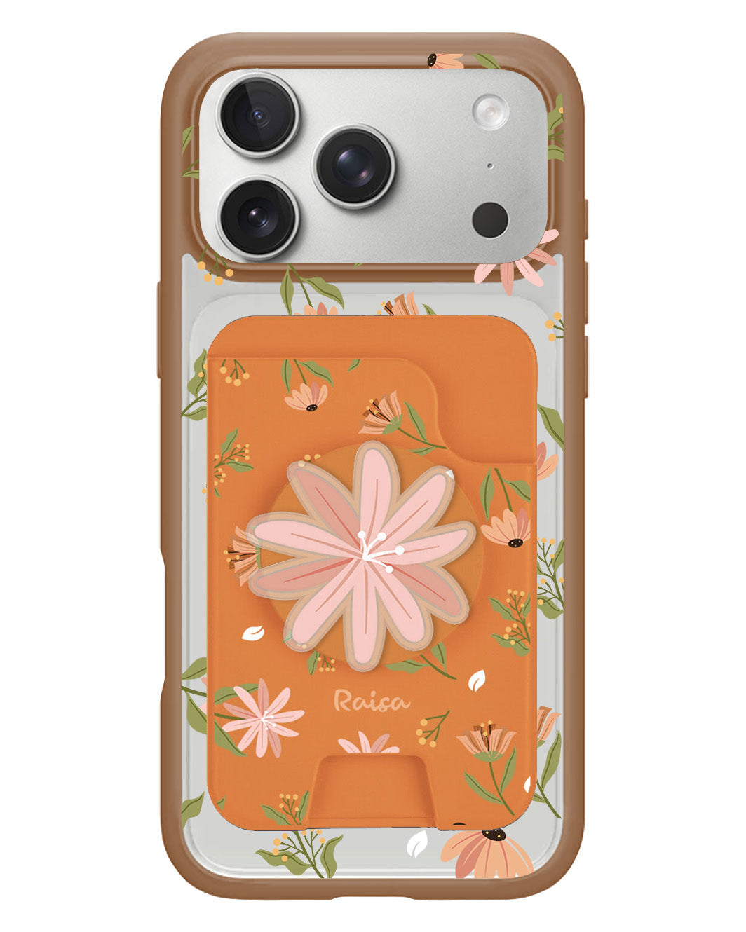 iPhone Magpop Wallet - Cosmos Flower
