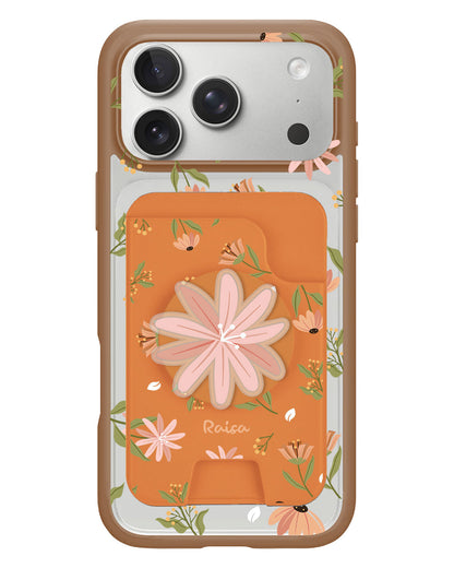 iPhone Magpop Wallet - Cosmos Flower