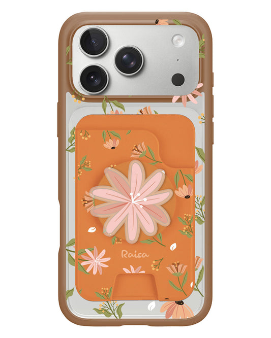 iPhone Magpop Wallet - Cosmos Flower