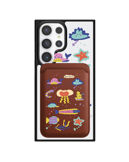 Android Magnetic Wallet Case - Ocean world