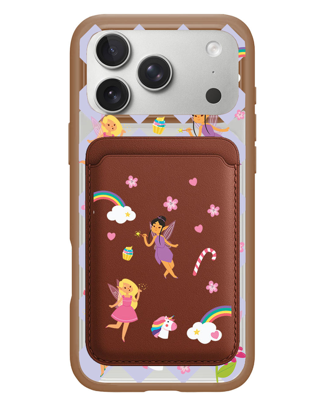 iPhone Magnetic Wallet Case - Tiny Fairy