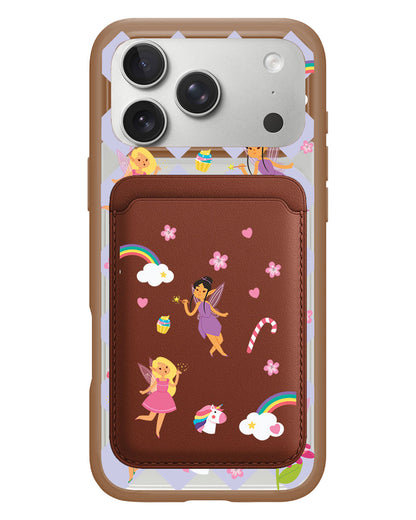 iPhone Magnetic Wallet Case - Tiny Fairy