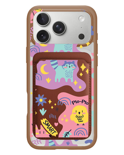 iPhone Magnetic Wallet Case - Pio N Friends