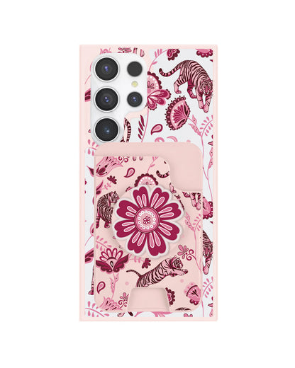 Android Magpop Wallet - Tiger & Floral 2.0