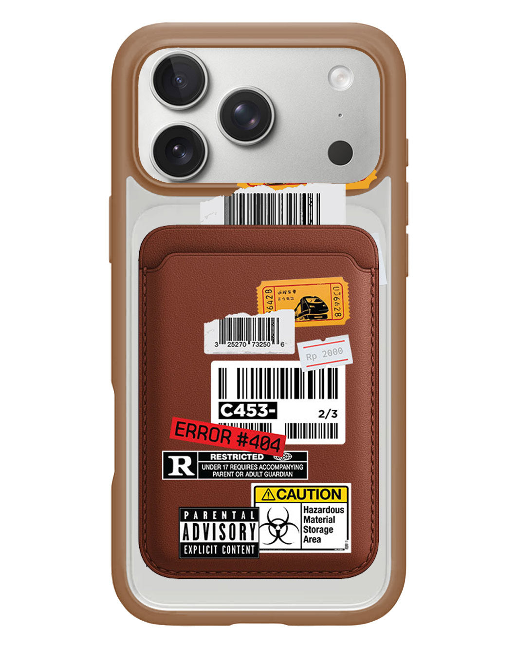 iPhone Magnetic Wallet Case - Label Sticker Pack