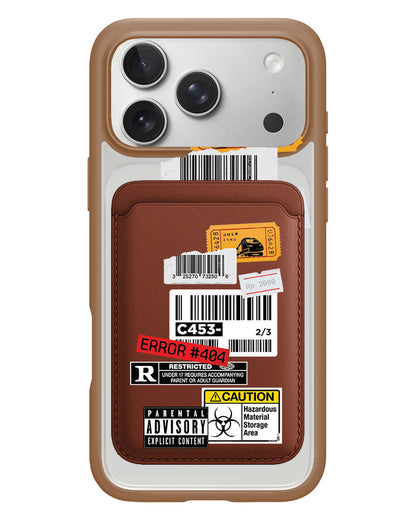 iPhone Magnetic Wallet Case - Label Sticker Pack