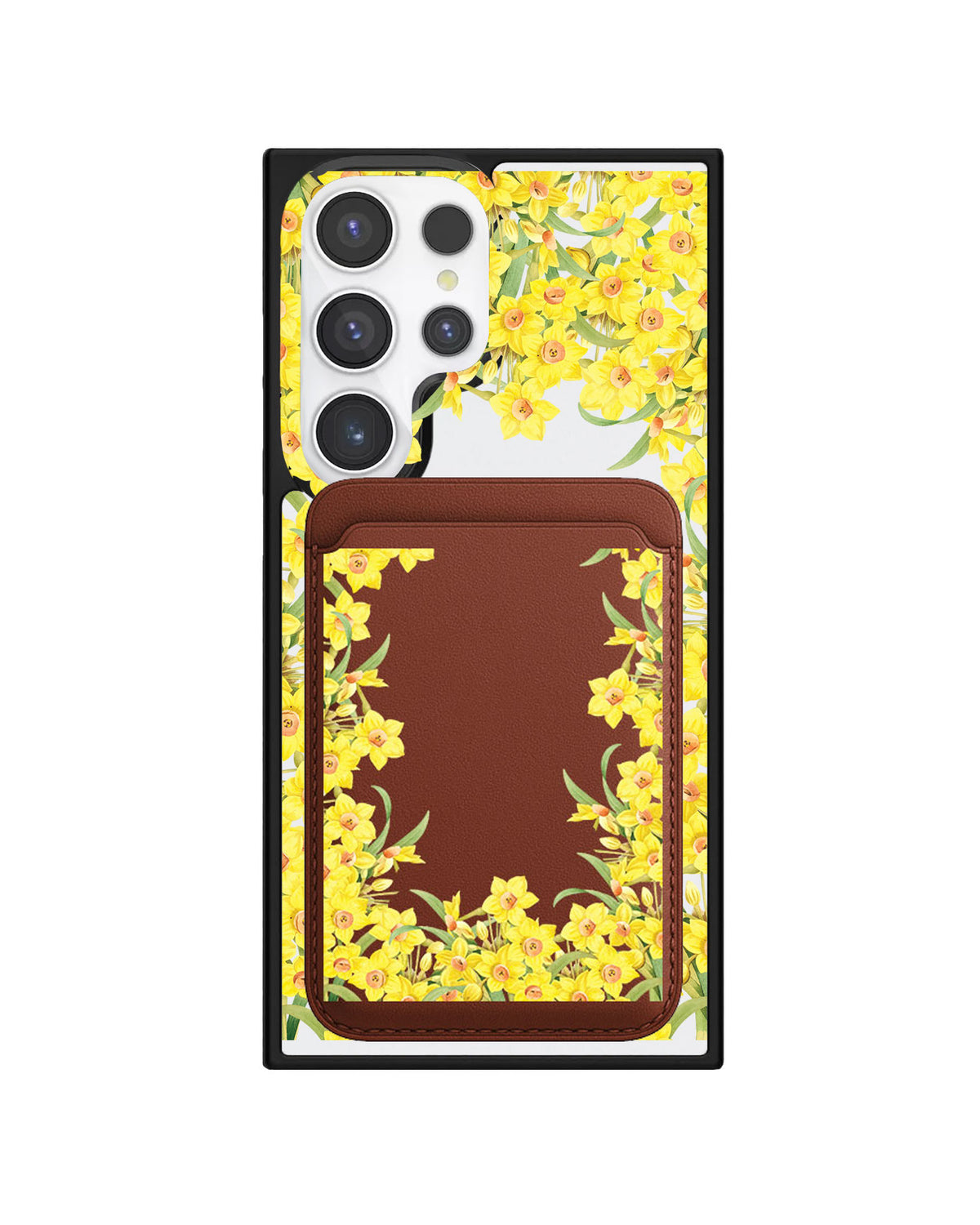 Android Magnetic Wallet Case - March Daffodil