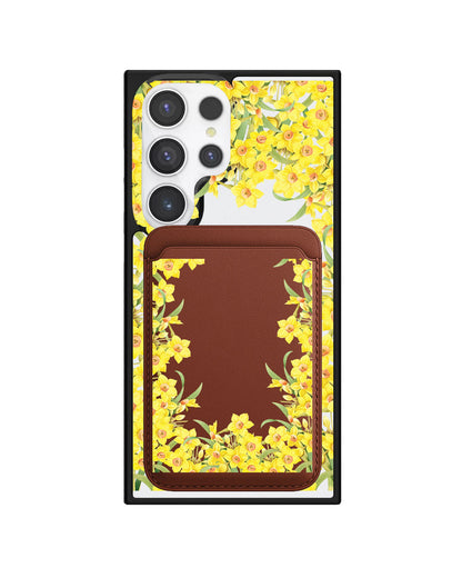 Android Magnetic Wallet Case - March Daffodil