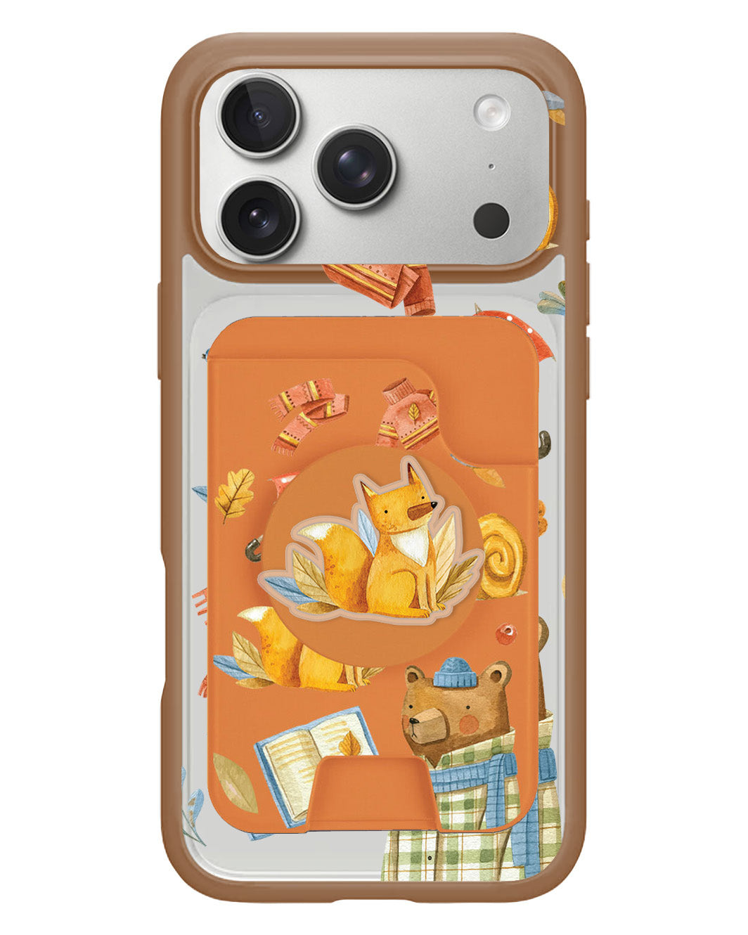 iPhone Magpop Wallet - Bear & Fox