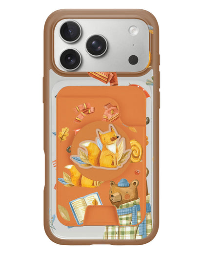 iPhone Magpop Wallet - Bear & Fox