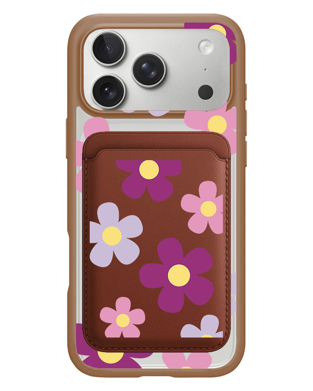iPhone Magnetic Wallet Case - Daisy Paradise