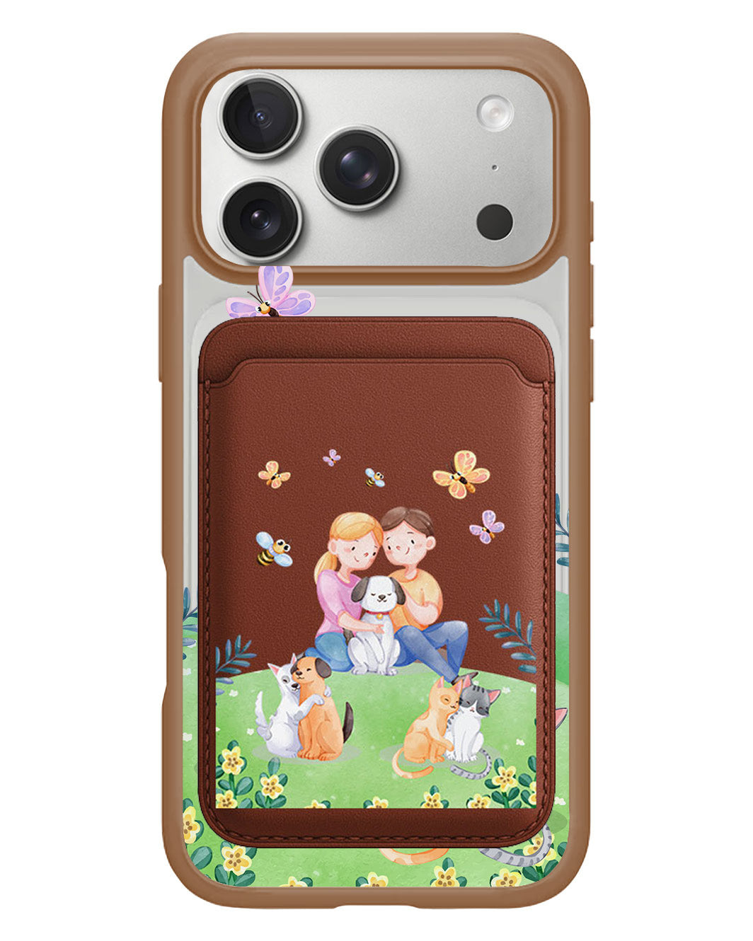 iPhone Magnetic Wallet Case - Adorable Animals
