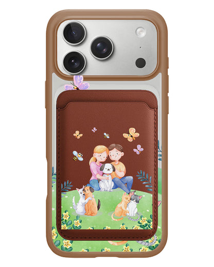 iPhone Magnetic Wallet Case - Adorable Animals