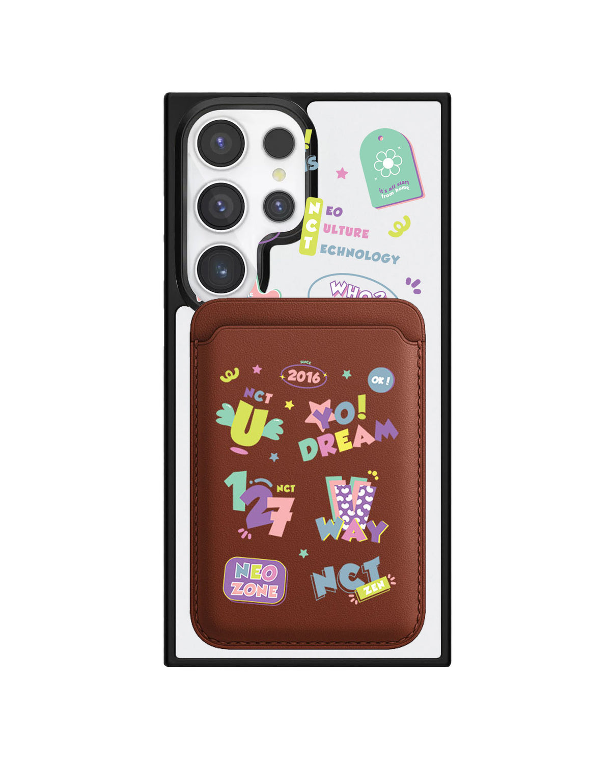 Android Magnetic Wallet Case - NCT Sticker Pack