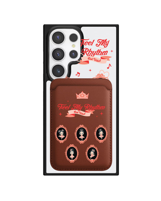 Android Magnetic Wallet Case - Red Velvet Feel My Rhythm