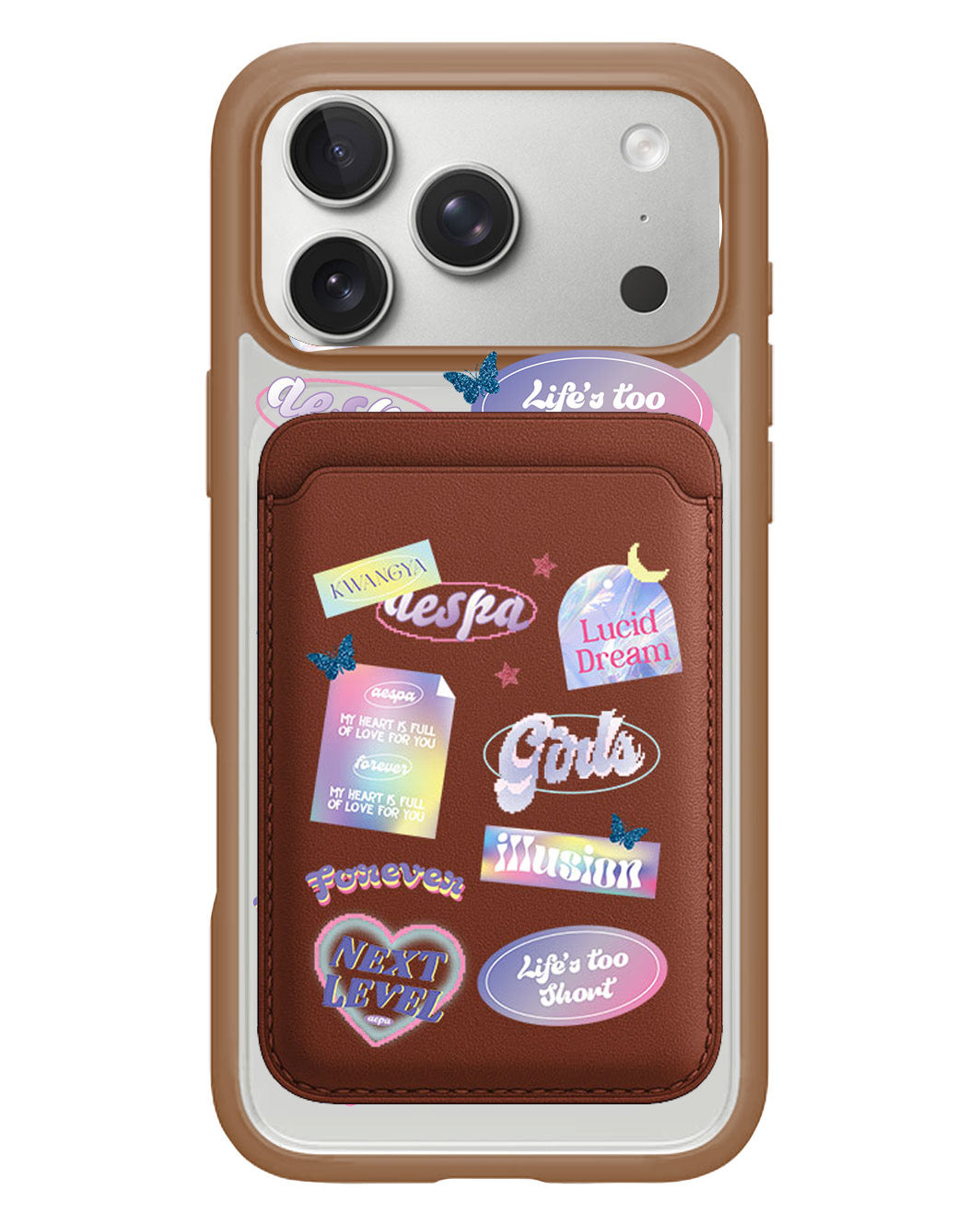 iPhone Magnetic Wallet Case - Aespa Girls Pack