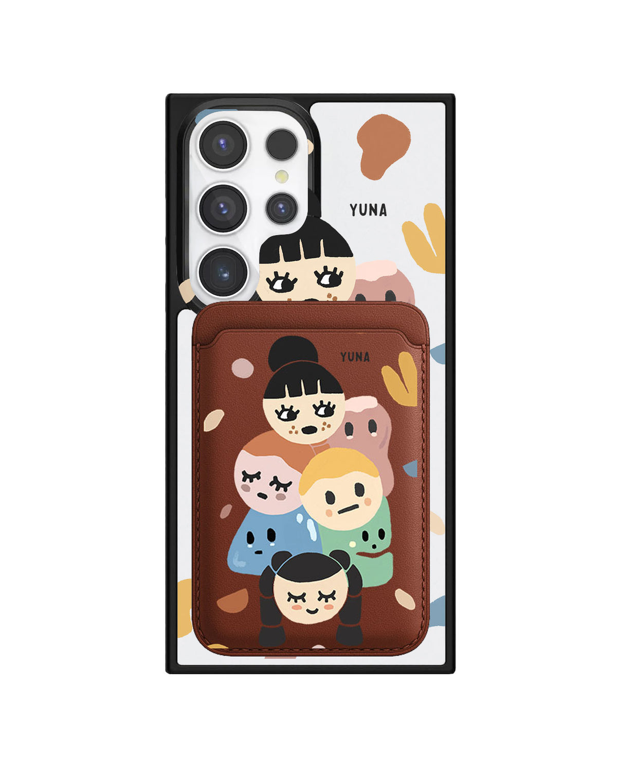 Android Magnetic Wallet Case - Doodle 1