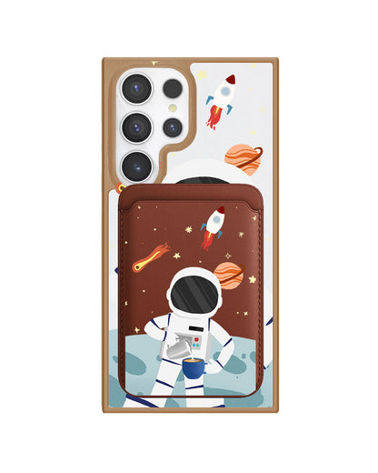 Android Magnetic Wallet Case - Baristronaut