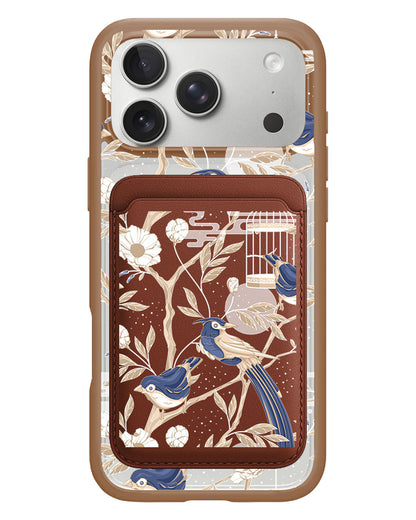 iPhone Magnetic Wallet Case - Lovebird 1.0
