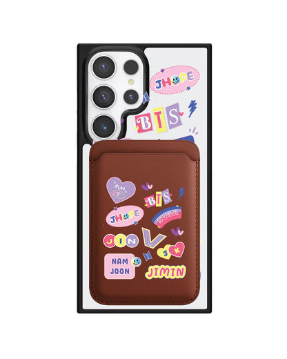 Android Magnetic Wallet Case - BTS Members