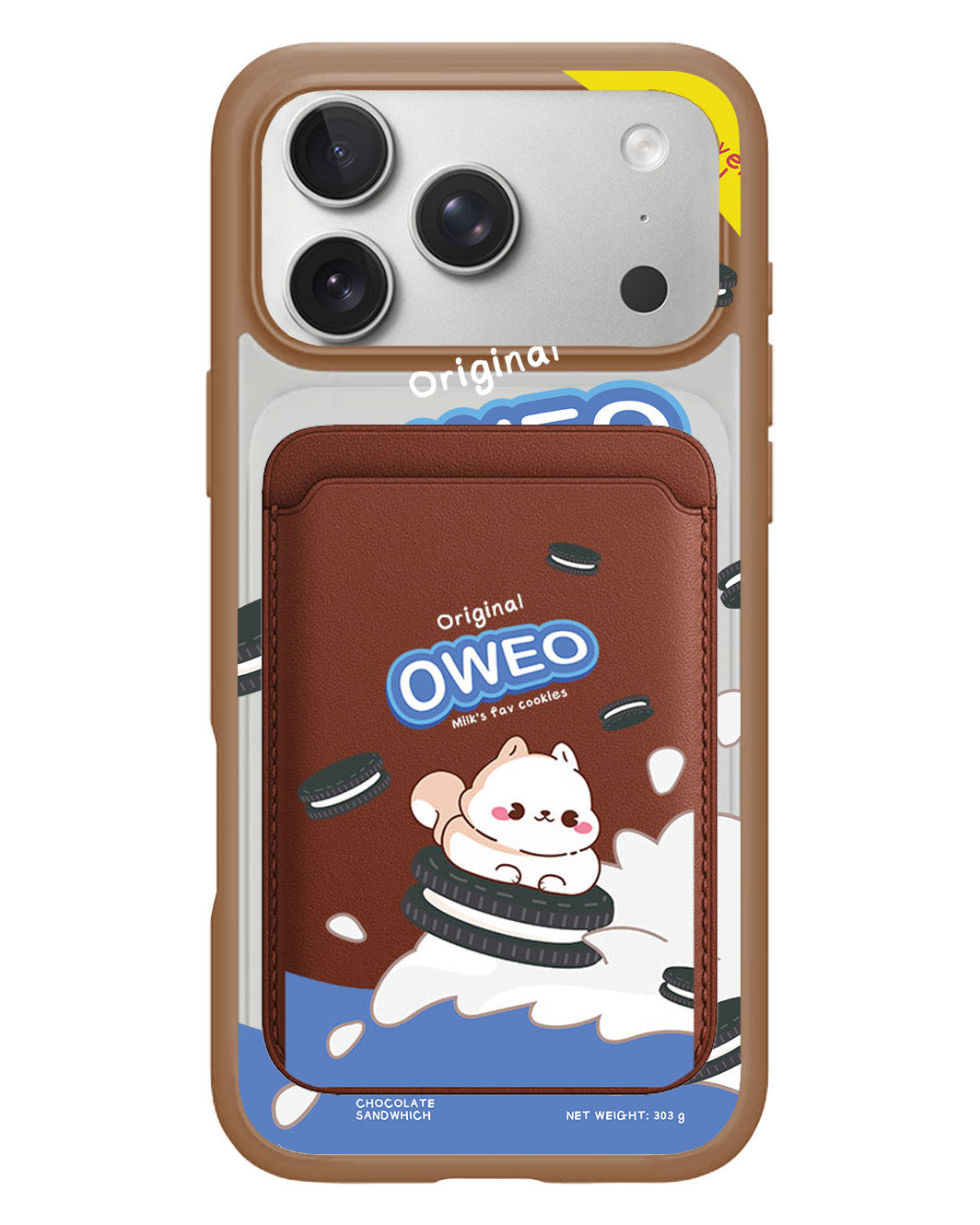 iPhone Magnetic Wallet Case - Oweo Dog