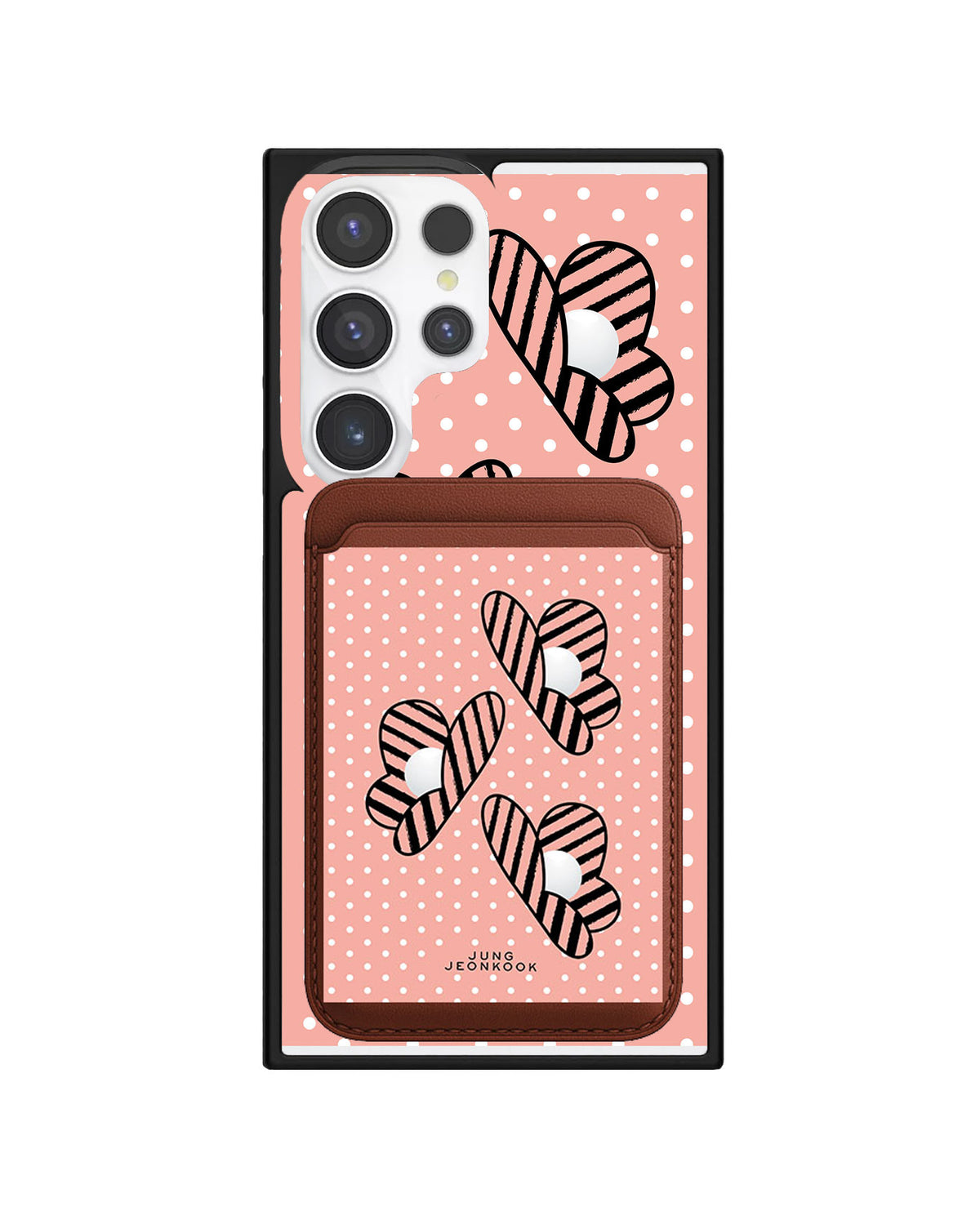 Android Magnetic Wallet Case - Pink Honey