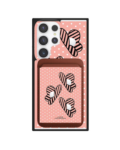 Android Magnetic Wallet Case - Pink Honey