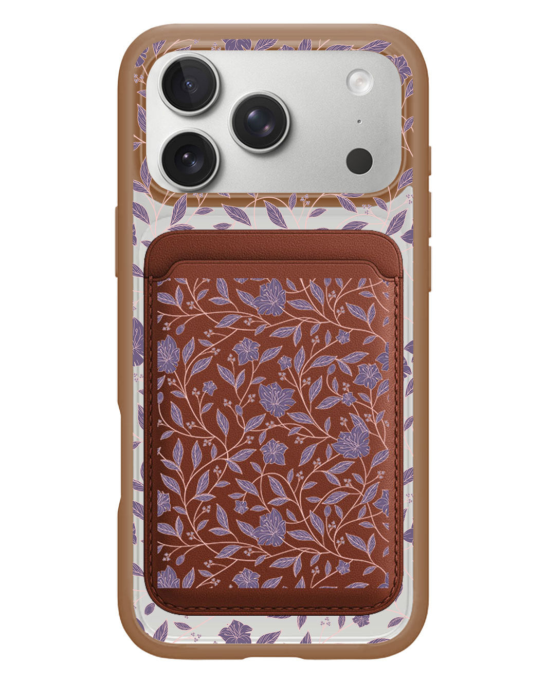 iPhone Magnetic Wallet Case - Sketchy Flower 4.0