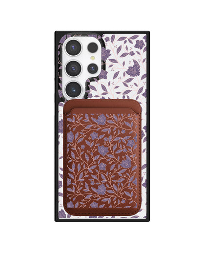 Android Magnetic Wallet Case - Sketchy Flower 4.0