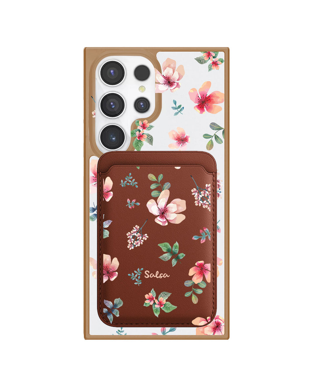 Android Magnetic Wallet Case - Botanical Garden 5.0