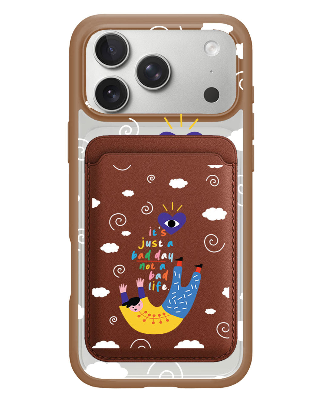iPhone Magnetic Wallet Case - Bad Day