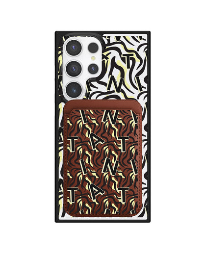 Android Magnetic Wallet Case - Tiger Monogram 3.0