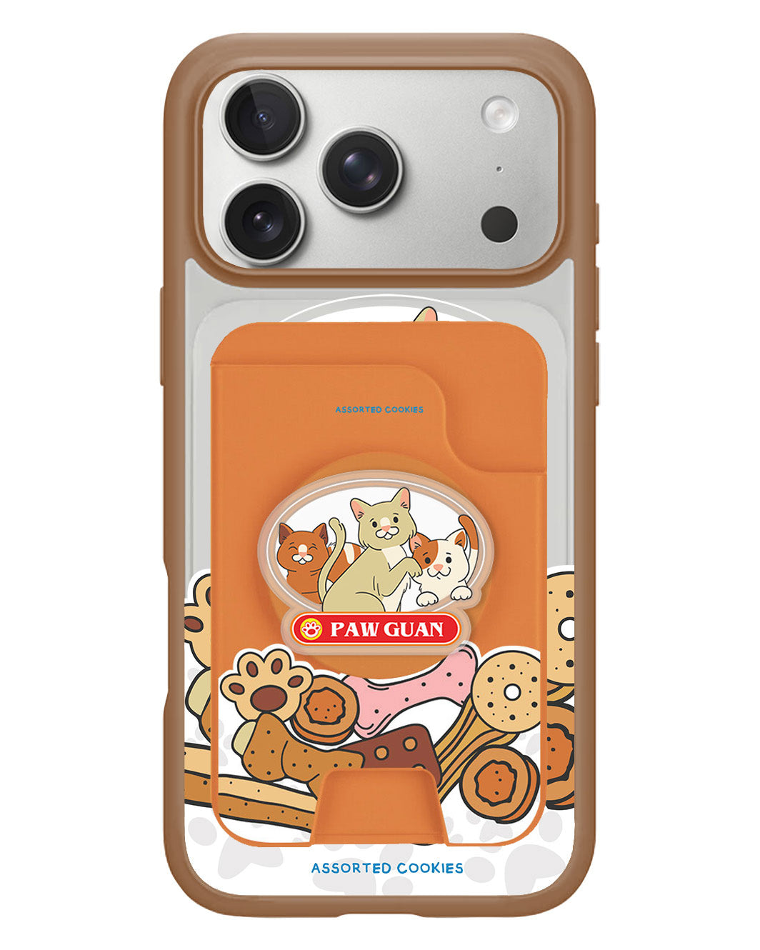 iPhone Magpop Wallet - Pawguan Cat