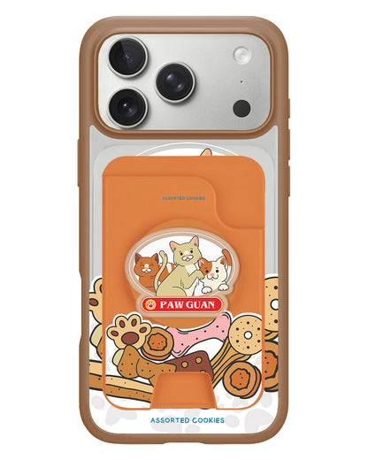 iPhone Magpop Wallet - Pawguan Cat