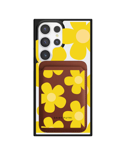 Android Magnetic Wallet Case - Daisy Sunshine