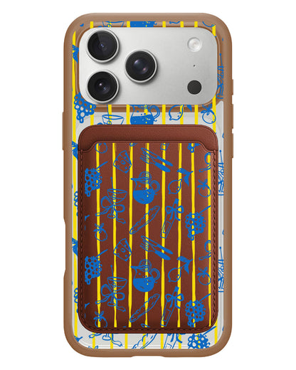 iPhone Magnetic Wallet Case - Italian Summer