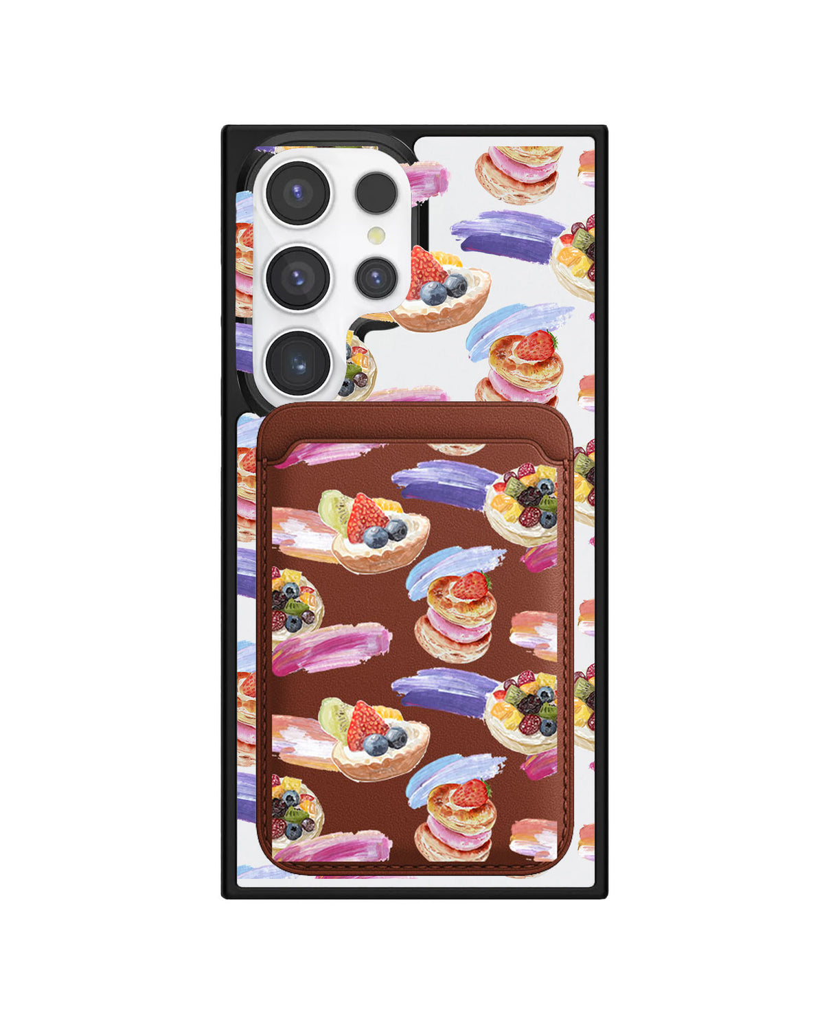 Android Magnetic Wallet Case - Fruit Pie