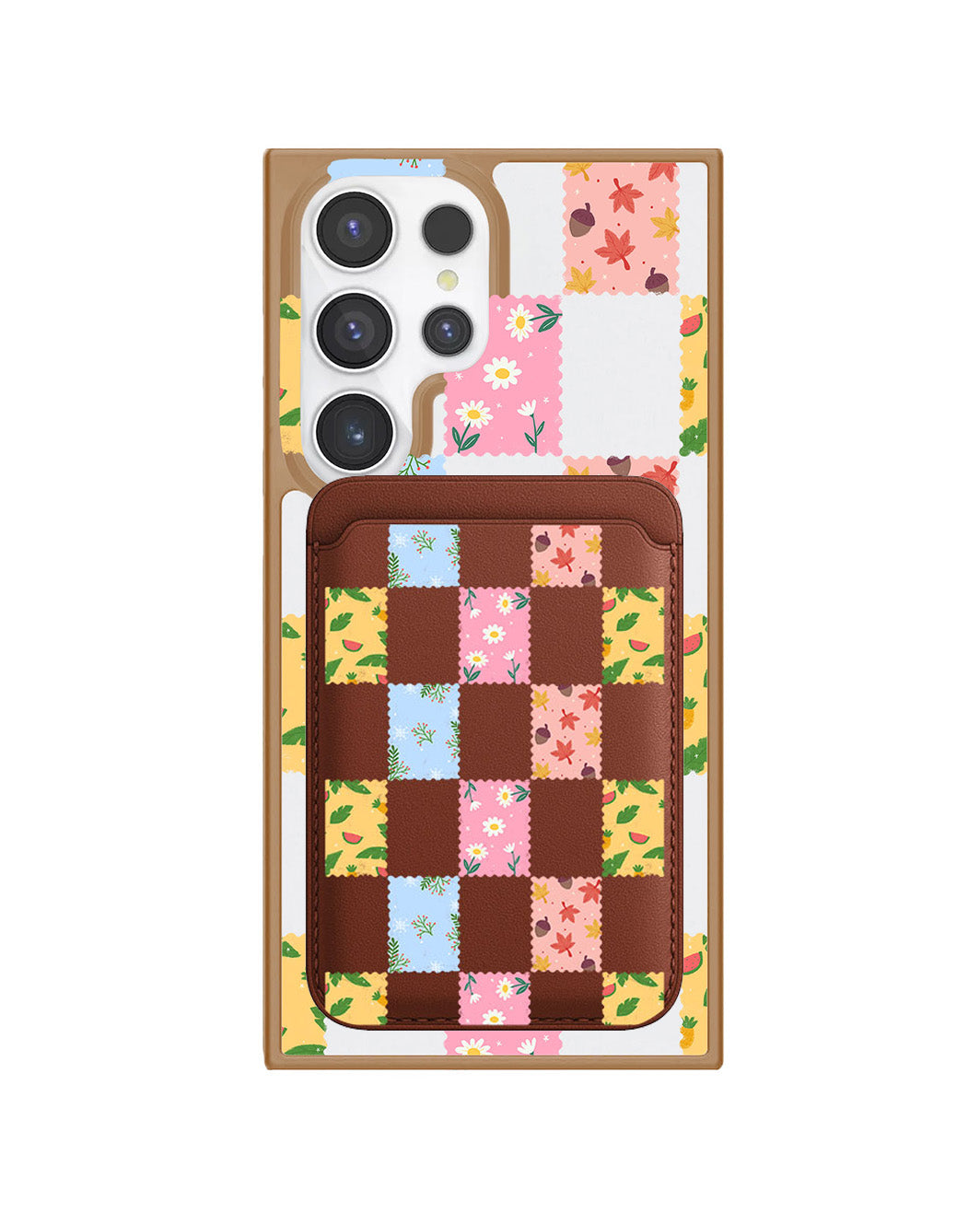 Android Magnetic Wallet Case - Four Seasons Stamps