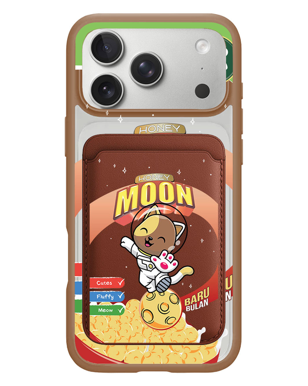 iPhone Magnetic Wallet Case - Honey Moon