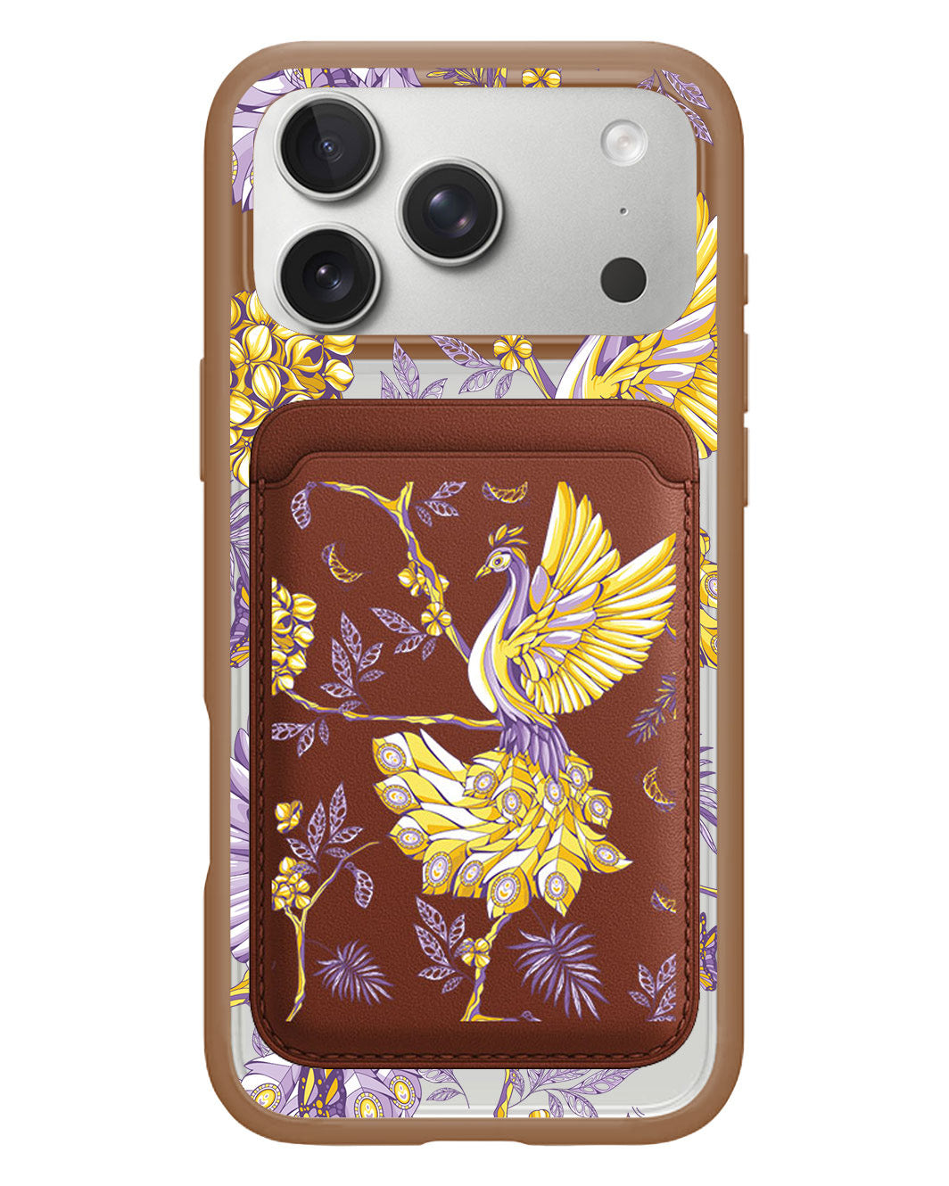 iPhone Magnetic Wallet Case - Peacock 3.0