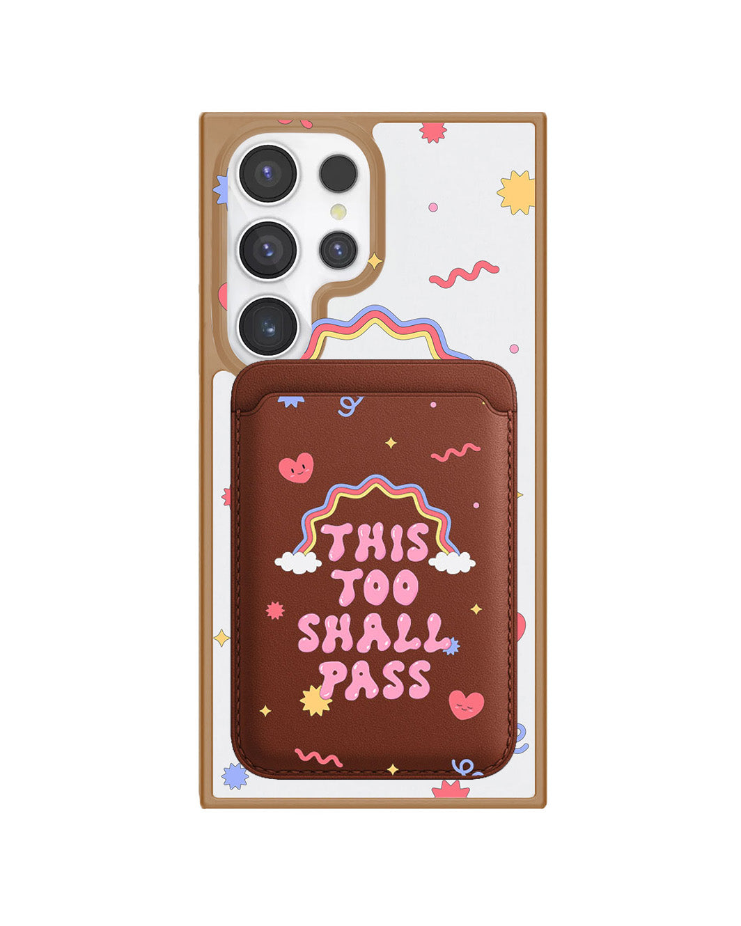Android Magnetic Wallet Case - This Too Shall Pass