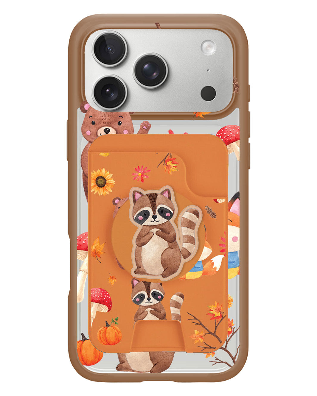 iPhone Magpop Wallet - Autumn Animals