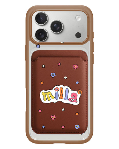 iPhone Magnetic Wallet Case - Adorable Monogram 5.0