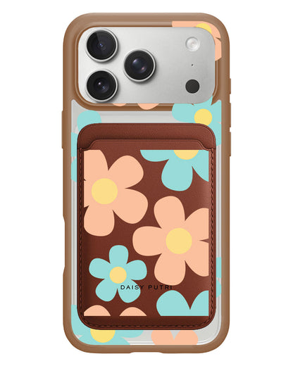 iPhone Magnetic Wallet Case - Daisy Daze