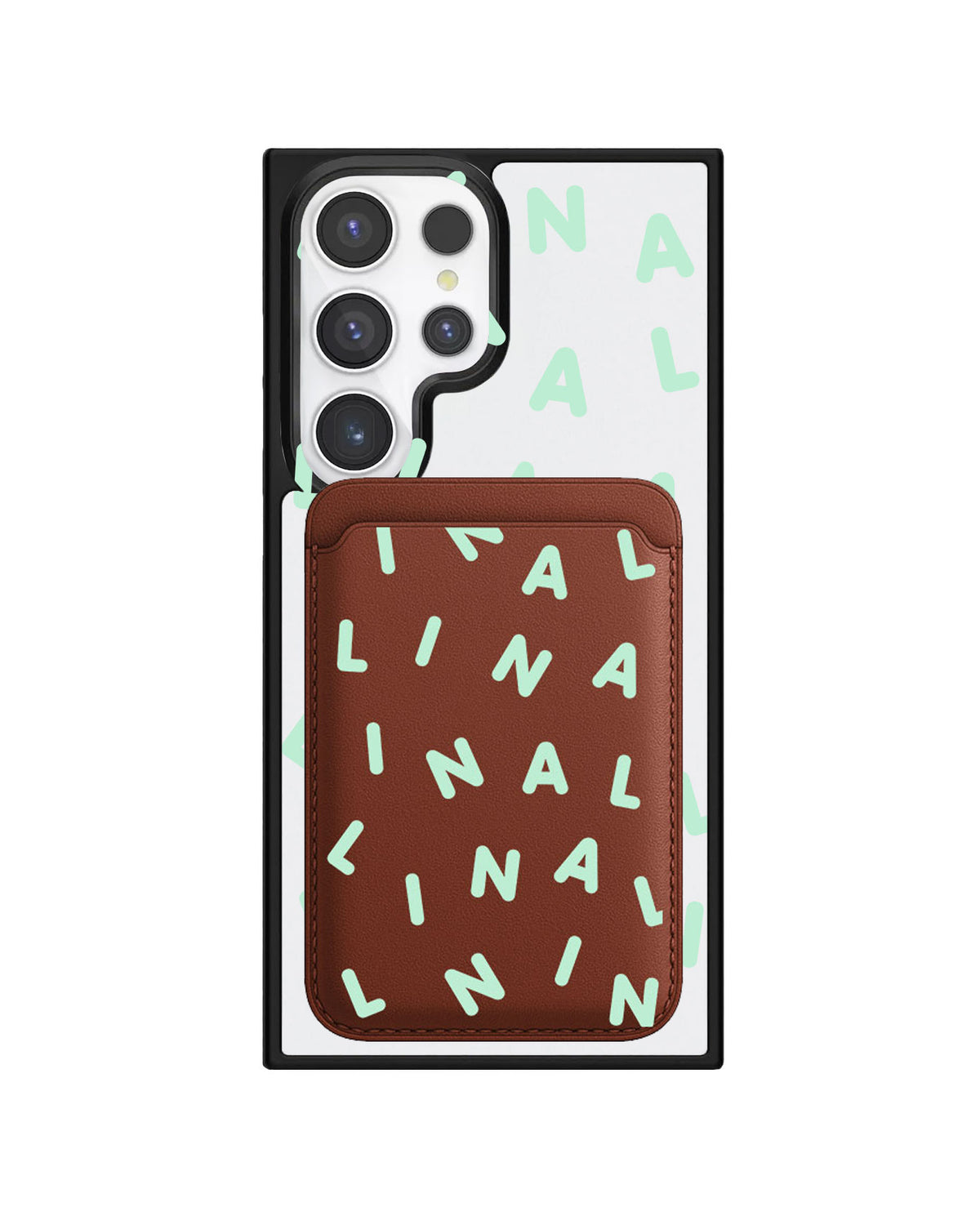 Android Magnetic Wallet Case - Monogram 2.0 Tosca