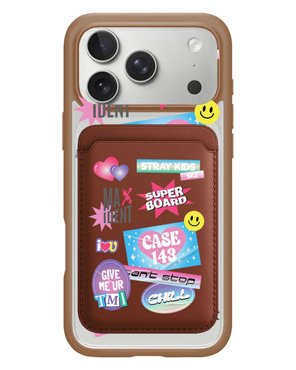 iPhone Magnetic Wallet Case - Stray Kids Case 143