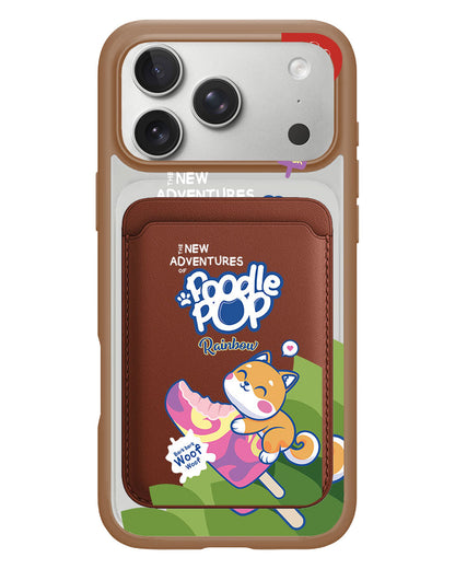 iPhone Magnetic Wallet Case - Poodle Pop