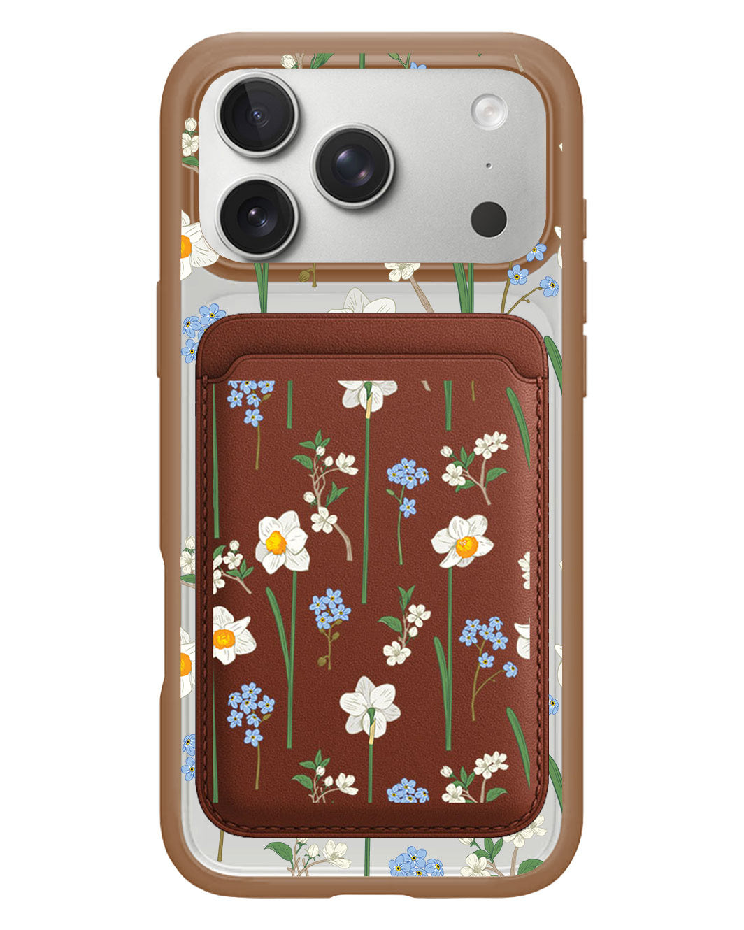 iPhone Magnetic Wallet Case - December Narcissus
