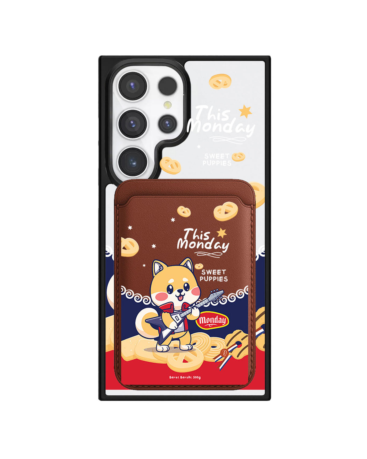 Android Magnetic Wallet Case - Monday